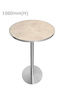 LUXCO™ BAR TABLE - SILVER & MATERA BEIGE (BT13 - SE)