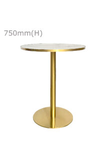 LUXCO™ MEETING TABLE - GOLD & BIANCO WHITE (TB4 - GW)