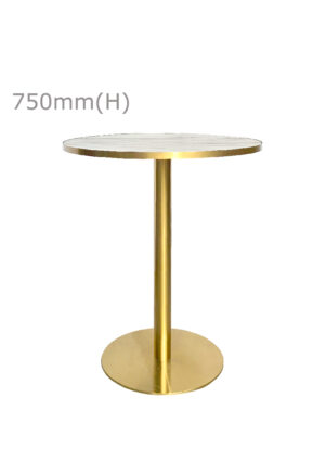 LUXCO™ MEETING TABLE - GOLD & BIANCO WHITE (TB4 - GW)