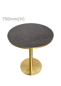 LUXCO™ MEETING TABLE - GOLD & GRAPHITE BLACK (TB4 - GB)