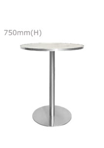 LUXCO™ MEETING TABLE - SILVER & BIANCO WHITE (TB4 - SW)