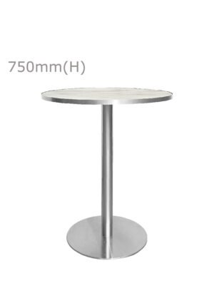 LUXCO™ MEETING TABLE - SILVER & BIANCO WHITE (TB4 - SW)