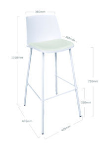 ELEMENT BARSTOOL - CLOUD WHITE (BS7 - CW)