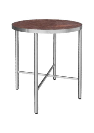 LUXCO™ ROUND COFFEE TABLE - SILVER & VERONA BRONZE (CT35 - RSZ)