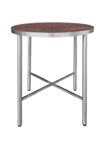 LUXCO™ ROUND COFFEE TABLE - SILVER & VERONA BRONZE (CT35 - RSZ)