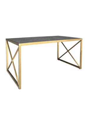 LUXCO™ ATELIER LONG COFFEE TABLE - GOLD & GRAPHITE BLACK (CT16 - LGB)