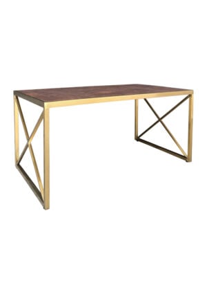 LUXCO™ ATELIER LONG COFFEE TABLE - GOLD & VERONA BRONZE (CT16 - LGZ)