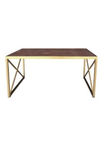 LUXCO™ ATELIER LONG COFFEE TABLE - GOLD & VERONA BRONZE (CT16 - LGZ) FRONT