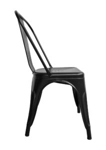 TOLIX CHAIR BLACK (CH16 - B) SIDE