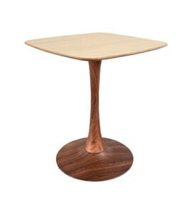 TULIP TABLE - WOOD & SQUARISH TOP - WOOD (TB5 - BR - SBR)