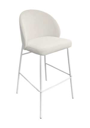 ALURA™ BARSTOOL - CHIFFON WHITE WITH WHITE LEGS (BS4 - WCW)