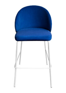 ALURA™ BARSTOOL - ROYALE BLUE WITH WHITE LEGS (BS4 - WRBL) FRONT