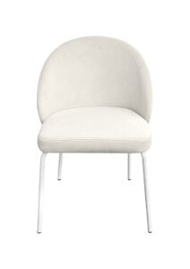 ALURA™ CHAIR - CHIFFON WHITE WITH WHITE LEGS (CH2 - WCW) FRONT
