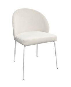 ALURA™ CHAIR - CHIFFON WHITE WITH WHITE LEGS (CH2 - WCW)