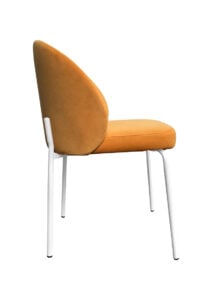 ALURA™ CHAIR - MARIGOLD YELLOW WITH WHITE LEGS (CH2 - WMY) SIDE