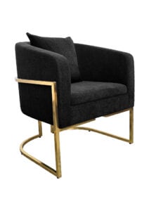 CHOVET™ ARMCHAIR WITH CHOVET™ CUSHION BLACK (AC28 - B)
