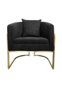 CHOVET™ ARMCHAIR WITH CHOVET™ CUSHION BLACK (AC28 - B)