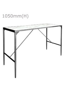 LUXCO™ ATELIER LONG BAR TABLE - BLACK & BIANCO WHITE (BT14 - LBW)