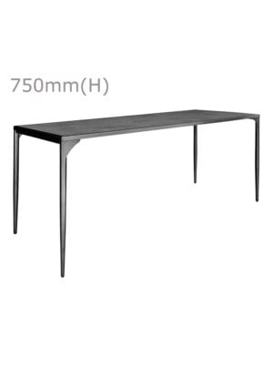 LUXCO™ ATELIER LONG MEETING TABLE - BLACK & GRAPHITE BLACK (TB13 - LBB)