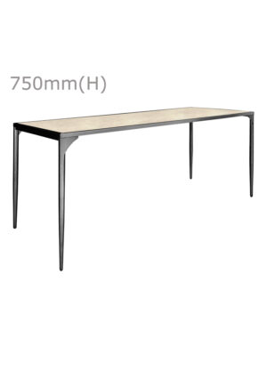LUXCO™ ATELIER LONG MEETING TABLE - BLACK & MATERA BEIGE (TB13 - LBE)