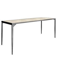LUXCO™ ATELIER LONG MEETING TABLE - BLACK & MATERA BEIGE (TB13 - LBE)