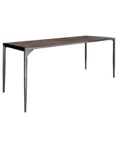 LUXCO™ ATELIER LONG MEETING TABLE - BLACK & VERONA BRONZE (TB13 - LBZ)