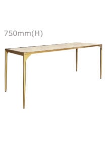 LUXCO™ ATELIER LONG MEETING TABLE - GOLD & MATERA BEIGE (TB13 - LGE)