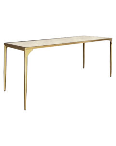 LUXCO™ ATELIER LONG MEETING TABLE - GOLD & MATERA BEIGE (TB13 - LGE)
