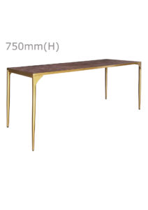 LUXCO™ ATELIER LONG MEETING TABLE - GOLD & VERONA BRONZE (TB13 - LGZ)