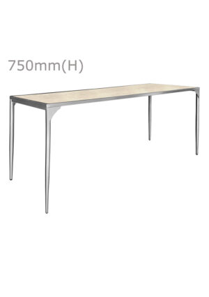 LUXCO™ ATELIER LONG MEETING TABLE - SILVER & MATERA BEIGE (TB13 - LSE)