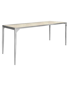 LUXCO™ ATELIER LONG MEETING TABLE - SILVER & MATERA BEIGE (TB13 - LSE)