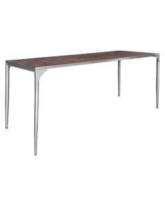 LUXCO™ ATELIER LONG MEETING TABLE - SILVER & VERONA BRONZE (TB13 - LSZ)