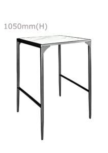 LUXCO™ ATELIER SQUARE BAR TABLE - BLACK & BIANCO WHITE (BT15 - SBW)