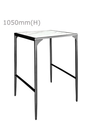 LUXCO™ ATELIER SQUARE BAR TABLE - BLACK & BIANCO WHITE (BT15 - SBW)