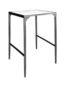 LUXCO™ ATELIER SQUARE BAR TABLE - BLACK & BIANCO WHITE (BT15 - SBW)