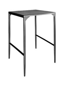 LUXCO™ ATELIER SQUARE BAR TABLE - BLACK & GRAPHITE BLACK (BT15 - SBB)