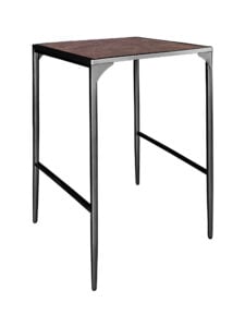 LUXCO™ ATELIER SQUARE BAR TABLE - BLACK & VERONA BRONZE (BT15 - SBZ)