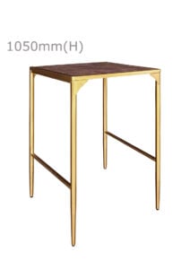 LUXCO™ ATELIER SQUARE BAR TABLE - GOLD & VERONA BRONZE (BT15 - SGZ)