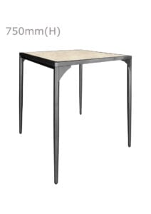 LUXCO™ ATELIER SQUARE MEETING TABLE - BLACK & MATERA BEIGE (TB14 - SBE)