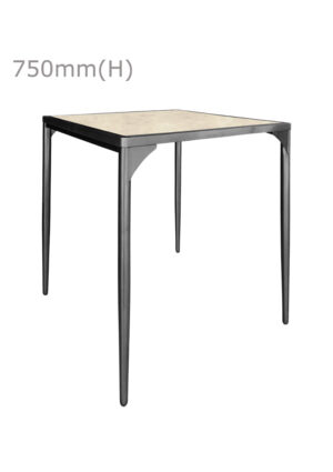 LUXCO™ ATELIER SQUARE MEETING TABLE - BLACK & MATERA BEIGE (TB14 - SBE)