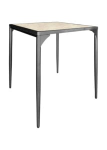 LUXCO™ ATELIER SQUARE MEETING TABLE - BLACK & MATERA BEIGE (TB14 - SBE)