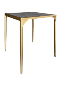 LUXCO™ ATELIER SQUARE MEETING TABLE - GOLD & GRAPHITE BLACK (TB14 - SGB)