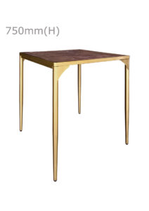 LUXCO™ ATELIER SQUARE MEETING TABLE - GOLD & VERONA BRONZE (TB14 - SGZ)
