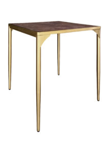 LUXCO™ ATELIER SQUARE MEETING TABLE - GOLD & VERONA BRONZE (TB14 - SGZ)
