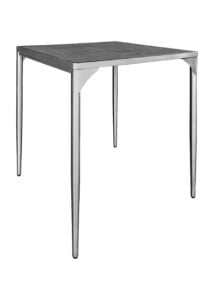 LUXCO™ ATELIER SQUARE MEETING TABLE - SILVER & GRAPHITE BLACK (TB14 - SSB)