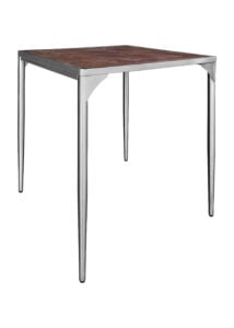 LUXCO™ ATELIER SQUARE MEETING TABLE - SILVER & VERONA BRONZE (TB14 - SSZ)
