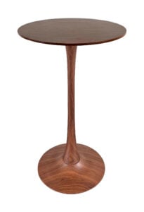TULIP BAR TABLE - WOOD & ROUND TOP - WOOD (BT10 - BR - RBR)