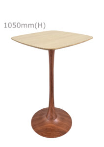 TULIP BAR TABLE - WOOD & SQUARISH TOP - WOOD (BT10 - BR - SBR)
