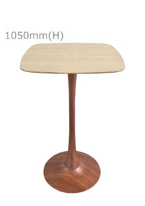 TULIP BAR TABLE - WOOD & SQUARISH TOP - WOOD (BT10 - BR - SBR)