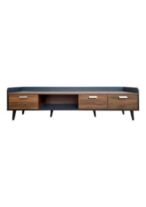 ARLO TV CONSOLE - 1.8M - WALNUT BLACK (TVC13) FRONT